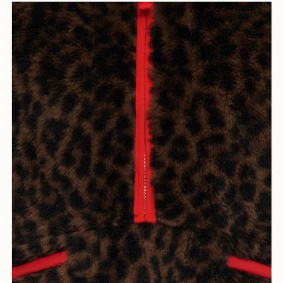 Rumored Brown Teddy Jacket with Red Details - Picture 7 of 12